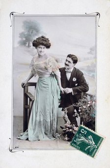 French romantic postcard, c1900. Artist: Unknown