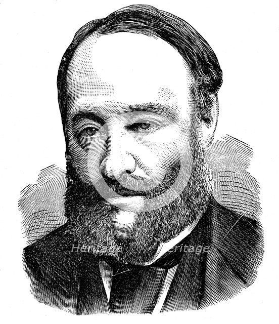 James Prescott Joule, English physicist, 1875. Artist: Unknown