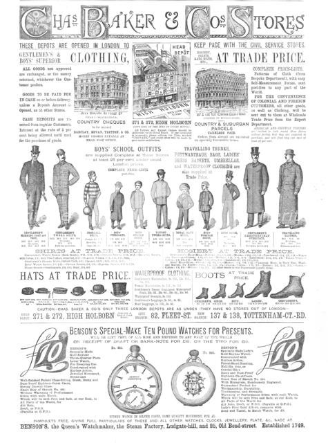 Chas. Baker & Co.'s Stores, 1883. Creator: Unknown.