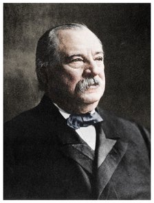 Grover Cleveland, 22nd and 24th President of the United States, 19th century (1955). Artist: Unknown.