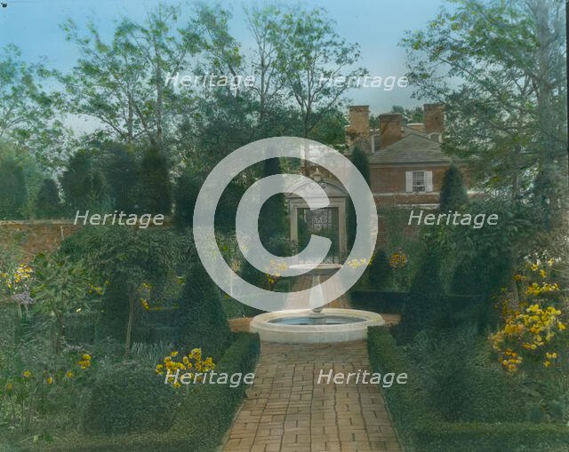 "The Causeway," James Parmelee house, 3100 Macomb Street, Washington, D.C., 1919. Creator: Frances Benjamin Johnston.
