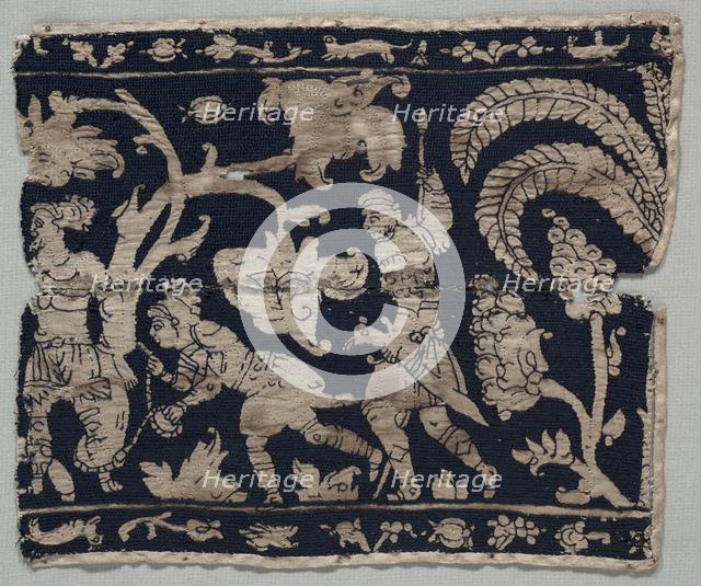 Embroidered Border, 1500s-1600s. Creator: Unknown.