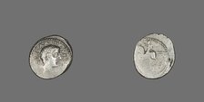 Denarius (Coin) Portraying Octavian, 41 BCE. Creator: Unknown.