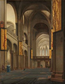 The Nave and Choir of the Mariakerk in Utrecht, 1641. Creator: Pieter Jansz Saenredam.