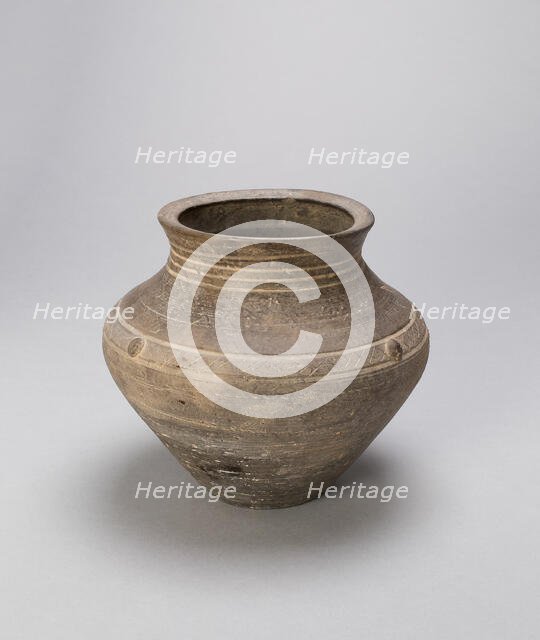 Jar (Guan), Style of Shang dynasty (c. 1600-1050 B.C.). Creator: Unknown.