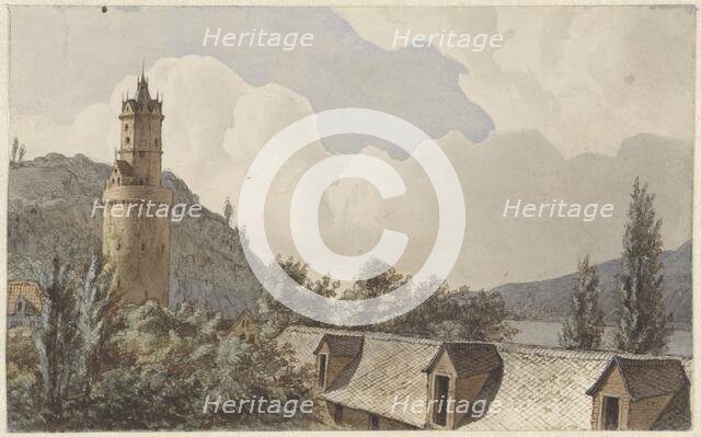 View over Andernach and the Rhine, 1820-1872. Creator: Hendrik Abraham Klinkhamer.