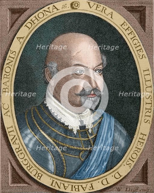 Fabian Dohna (1550-1621), German officer and Burgrave of Dohna, 1885. Creator: Willem Jacobzoon Delff.