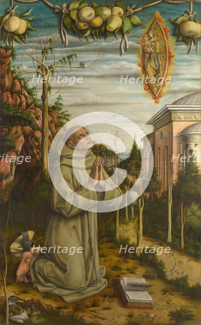 The Vision of the Blessed Gabriele, 1489. Artist: Crivelli, Carlo (c. 1435-c. 1495)