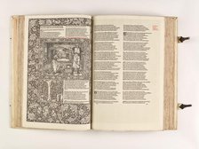 The Kelmscott Chaucer - The Works of Geoffrey Chaucer Now Newly Imprinted, 1896. Creator: Sir Edward Coley Burne-Jones.