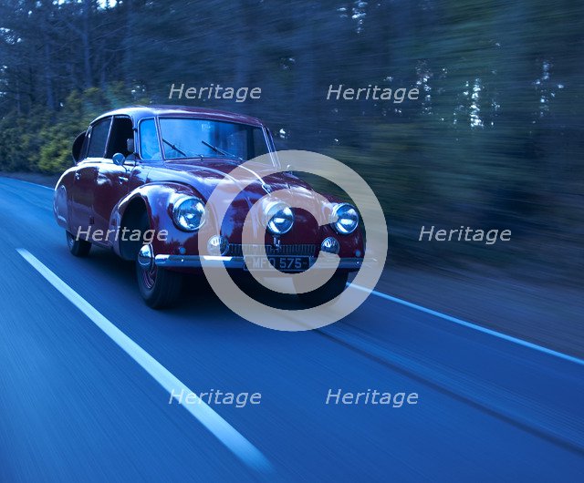 1938 Tatra T 87. Artist: Unknown.