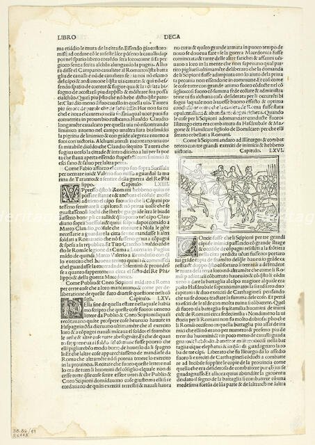 The Victory of the Scipios at Illiturgo from Historiae romanae decades (Roman History)..., 1929. Creator: Monogrammist F.