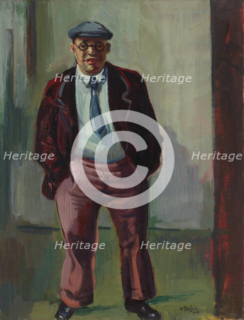 Portrait of Paul Westheim (1886-1963), 1928. Creator: Pechstein, Hermann Max (1881-1955).