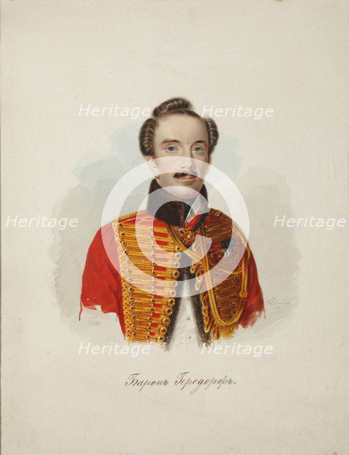 Arist Fyodorovich von Gersdorff (1805-1883) , 1839.