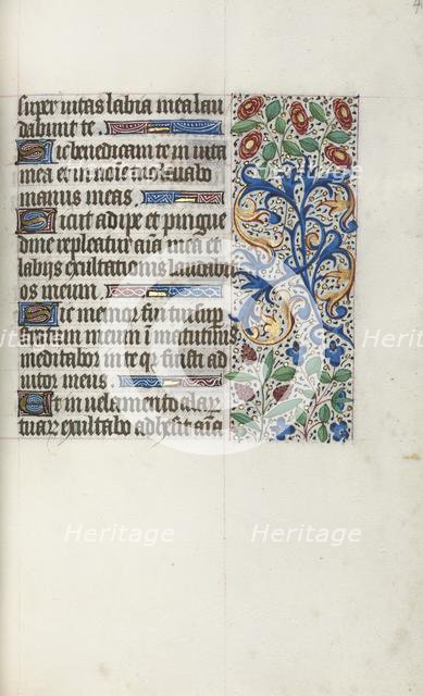 Book of Hours (Use of Rouen): fol. 40r, c. 1470. Creator: Master of the Geneva Latini (French, active Rouen, 1460-80).