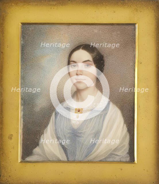 Miss Elizabeth Sarah Faber, c1846. Creator: Charles Fraser.