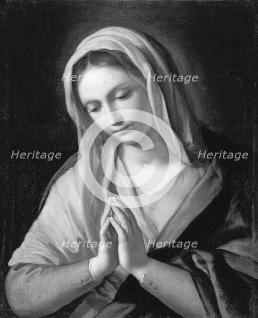 Praying Virgin, c. 1720. Creator: Unknown.