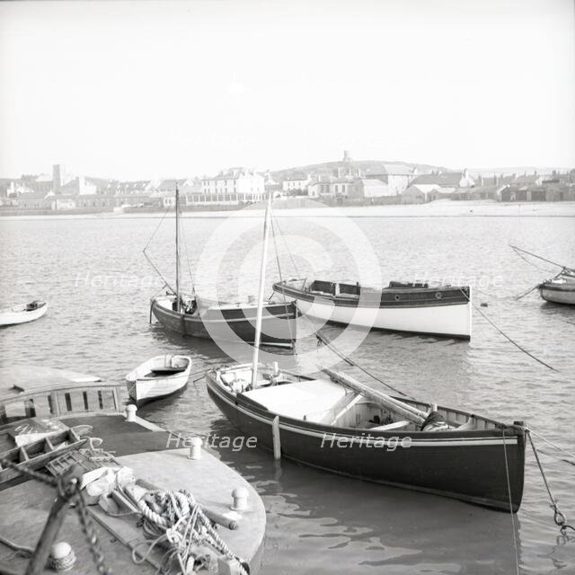 Hugh Town Harbour, St Mary's, Scilly Isles, c1955. Creator: Arthur Charles Kirby Ware.
