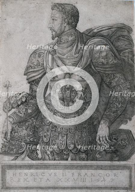 Henri II, King of France, at the age of 28, 1547. Creator: Nicolo della Casa (French, active 1543-48).