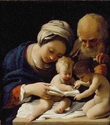 The Holy Family with the young St John the Baptist, early 17th century. Artist: Bartolomeo Schedoni.
