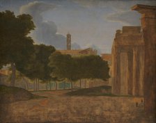 View of the Forum Romanum and the Via Sacra. In the background the Capitol, 1800-1850. Creators: CW Eckersberg, Unknown.
