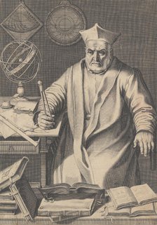 Portrait of Cardinal Christopher Clavius, 1606. Creator: Francesco Villamena.
