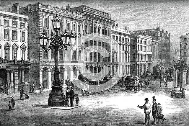 Portland Street, Manchester, c1880.Artist: Butterworth and Heath