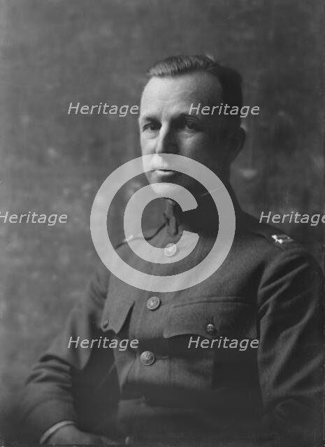 Captain Rush Sturges, portrait photograph, 1918 Mar. 9. Creator: Arnold Genthe.