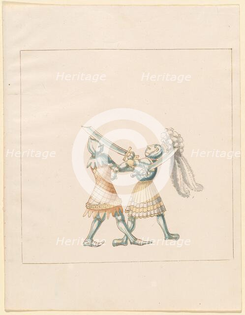 Freydal, The Book of Jousts and Tournament of Emperor Maximilian I: Combats...Plate 154, c1515. Creator: Unknown.