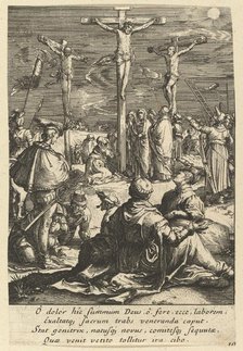 Christ on the Cross, from The Passion of Christ, mid 17th century. Creator: Nicolas Cochin.