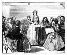 Meeting of the Ladies' Committee at Stafford House, mid-late 19th century, (1888).Artist: M G Gow