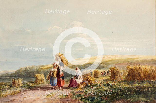 Harvesting, 1832-51. Creator: David Cox the Elder.