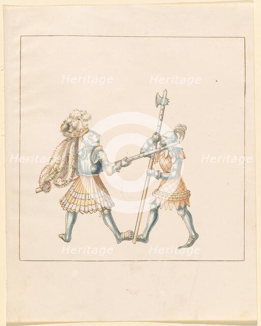 Freydal, The Book of Jousts and Tournament of Emperor Maximilian I: Combats...Plate 144, c515. Creator: Unknown.