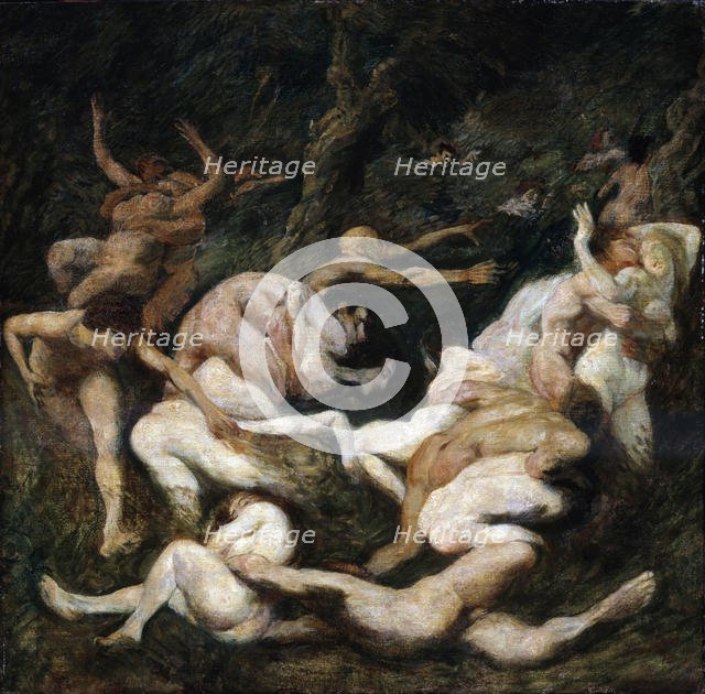 'The Abduction of Women', 20th century.  Artist: Ludwig von Hofmann