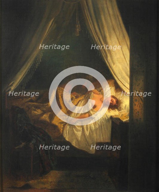 The Vampire, 1852. Creator: Delacroix, Eugène (1798-1863).