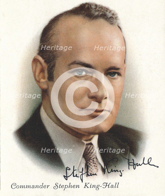 Commander Stephen King-Hall, 1937.