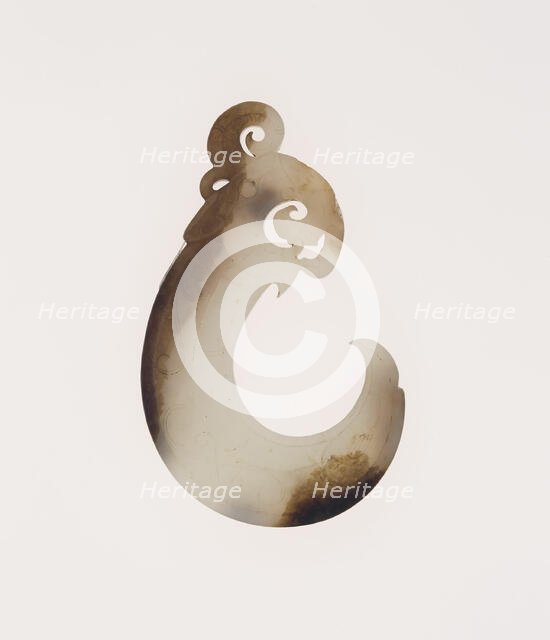 Dragon Pendant, Eastern Zhou dynasty, c. 770-256 B.C. c. 4th/3rd century B.C. Creator: Unknown.