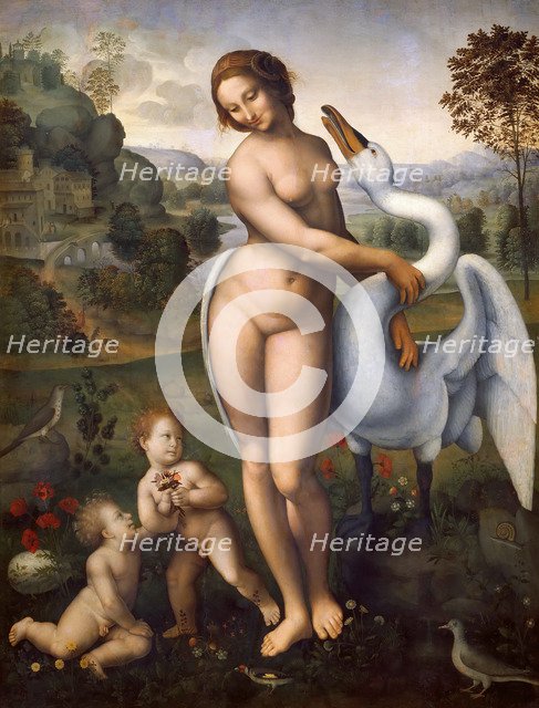 Leda and the Swan, 16th century.