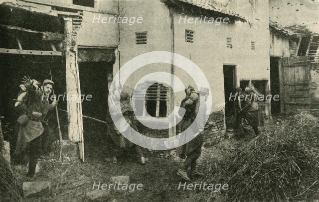'Hunting for German Snipers on the Western Front', First World War, c1915, (c1920). Creator: Unknown.