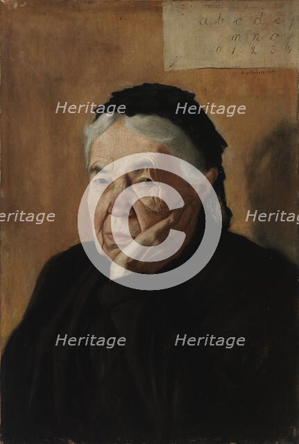 Auntie; The Artist's Aunt, 1898. Creator: Hugo Simberg.