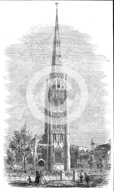 St. Michael's Church, Coventry, 1861. Creator: Unknown.