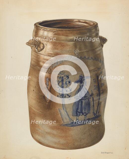 Crock, c. 1938. Creator: John Tarantino.