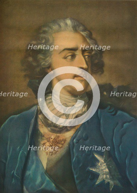 'Louis XV, King of France', 1739, (1913). Artist: Jacob Christoph Le Blon.