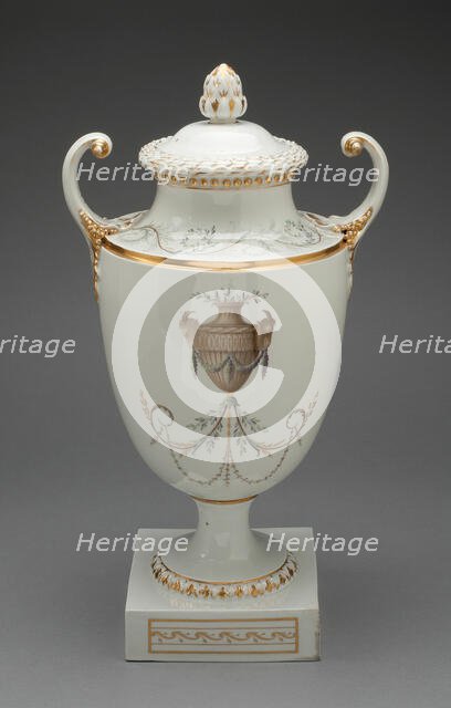 Vase, Fürstenberg, c. 1800. Creator: Fürstenberg Porcelain Factory.