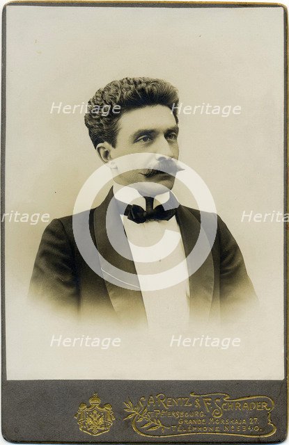 Ballet master Alexander Shiryaev (1867-1941), 1904.