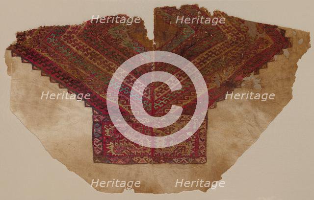 Tapestry-woven Yoke from a Tunic, 800-1200?. Creator: Unknown.