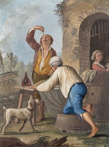 Maccaronaro (macaroni seller), 1799. Creator: Della Gatta, Saverio (Xavier) (1758-1828).