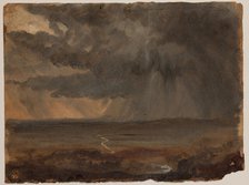 Stormy Landscape, c1832. Creator: Thomas Cole.
