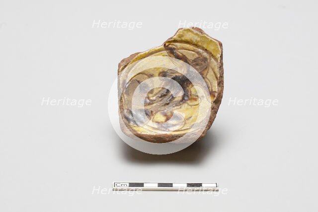 Fragment of a cup, Mamluk period, 1250-1516. Creator: Unknown.