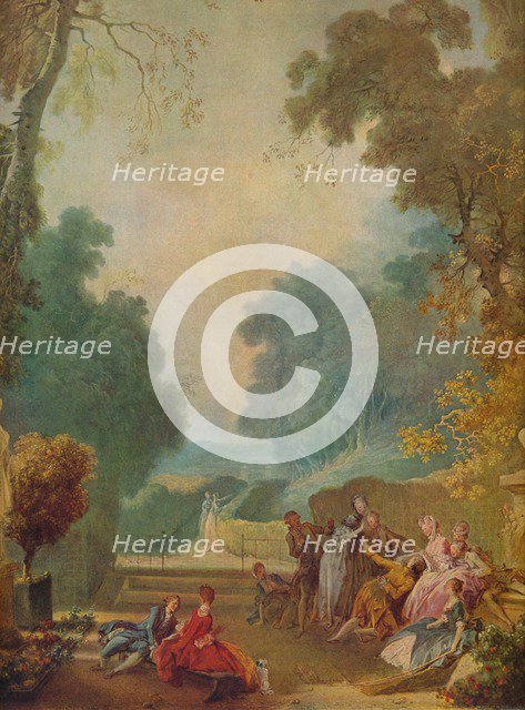 'A Game of Hot Cockles', c1775-1780. Artist: Jean-Honore Fragonard.