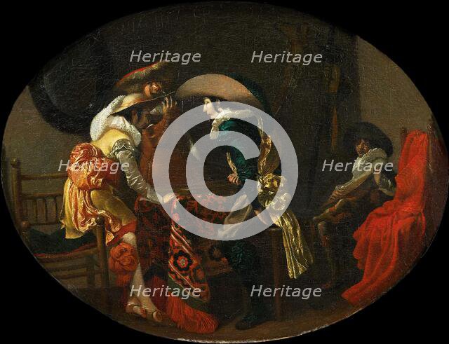 The Tric-trac Players, c.1625. Creator: Willem Cornelisz Duyster.